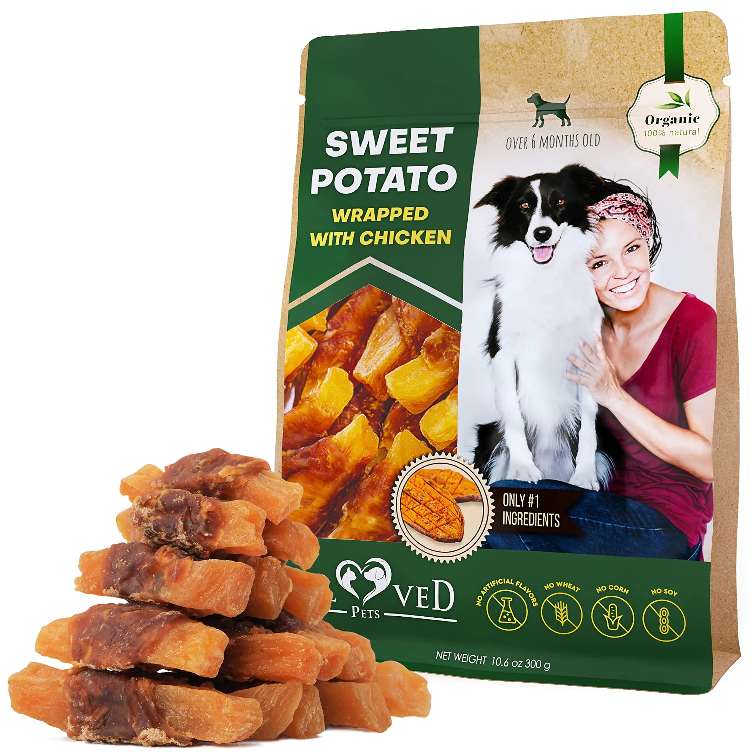 Sweet Potato & Chicken Natural Chews