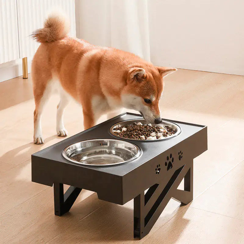 Premium Adjustable Double-Bowl Table