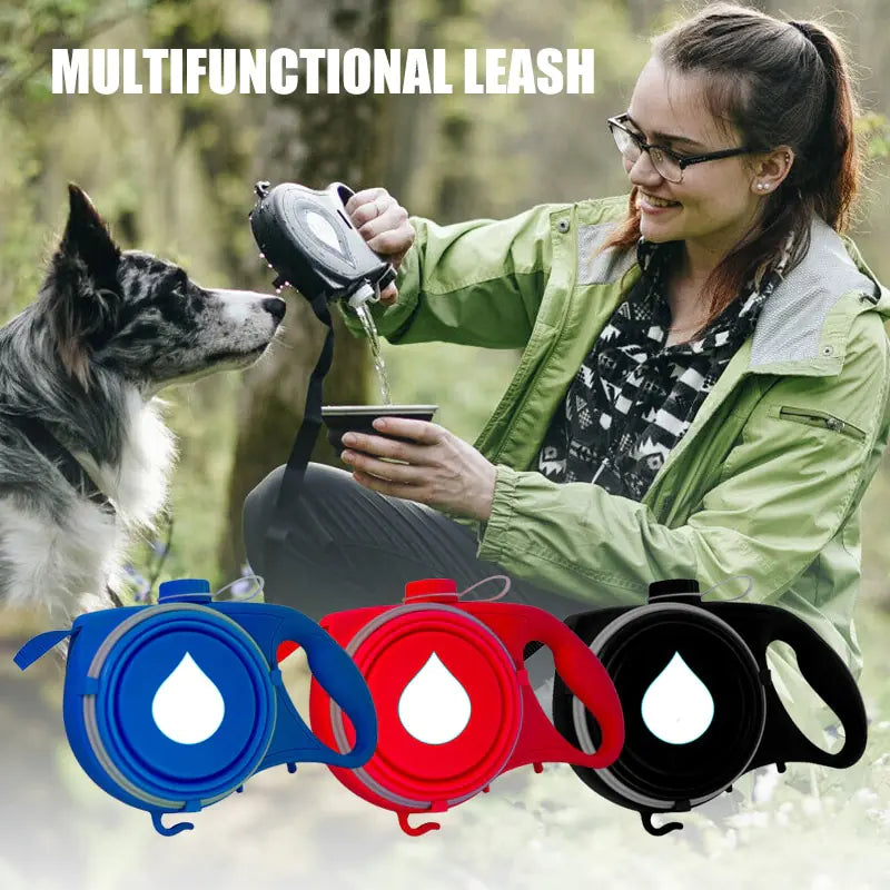 Pet Leash Water Bottle