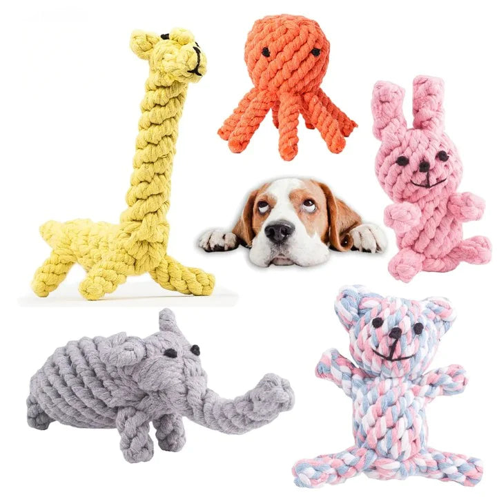 Durable Animal Design Rope Toys