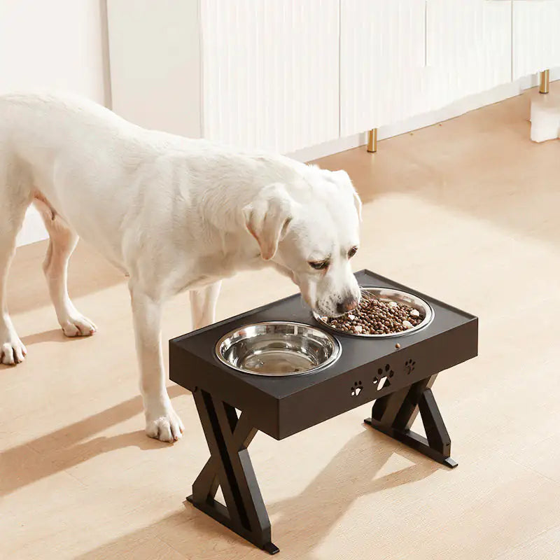 Premium Adjustable Double-Bowl Table