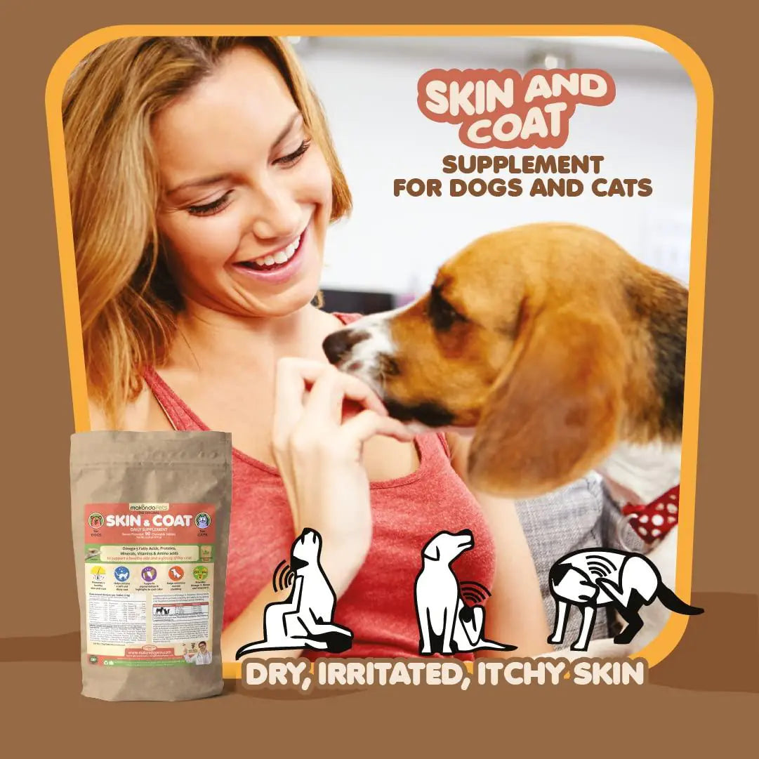 Skin and Coat Itch Relief Supplement with Fish Oil