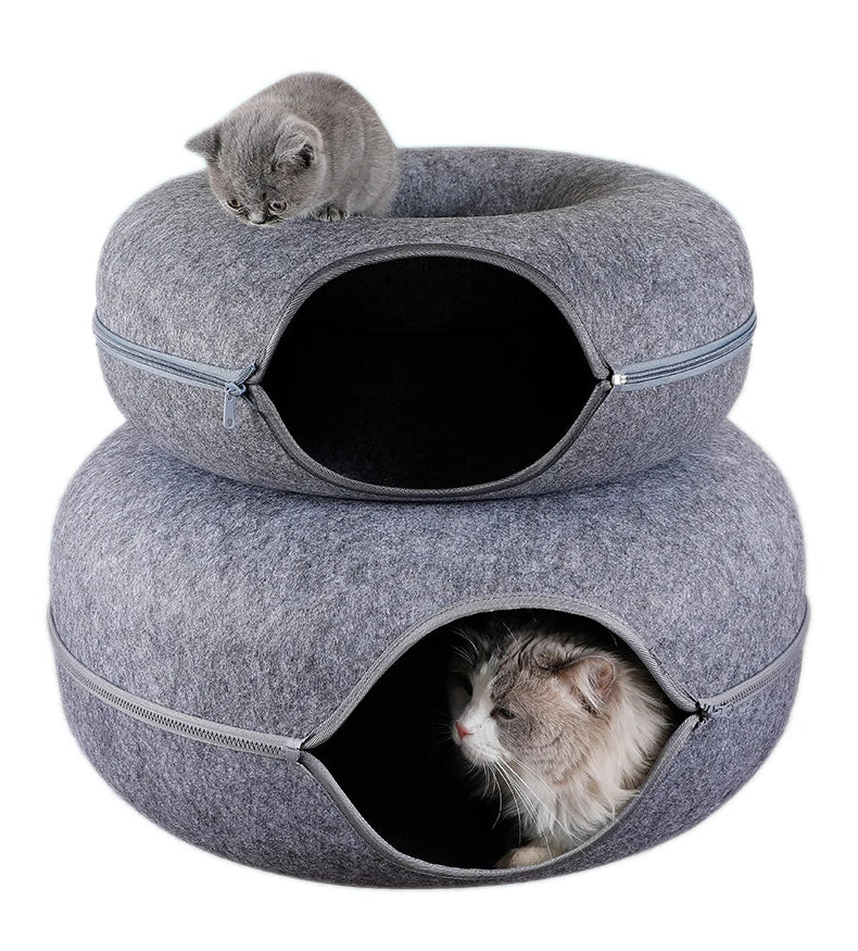 Donut Cat Play Tunnel