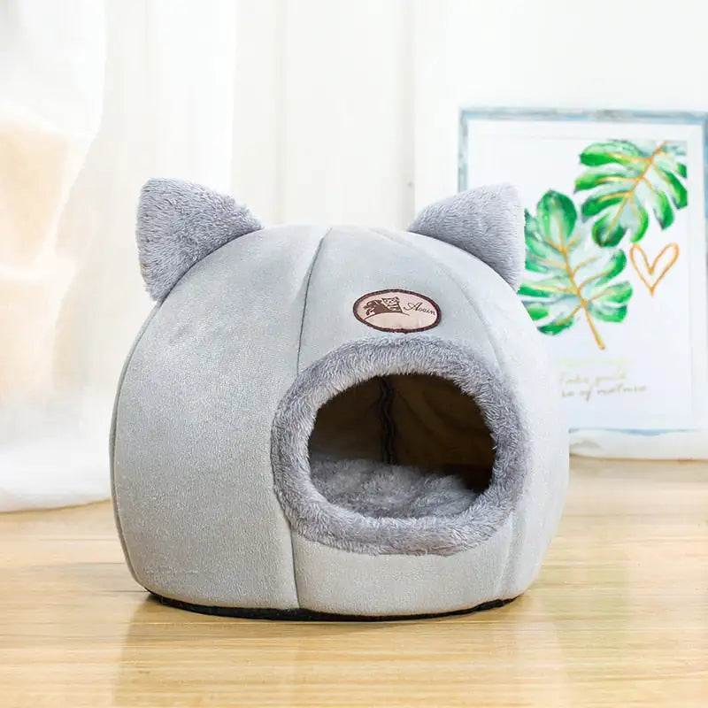 Cosy Plush Cat Bed